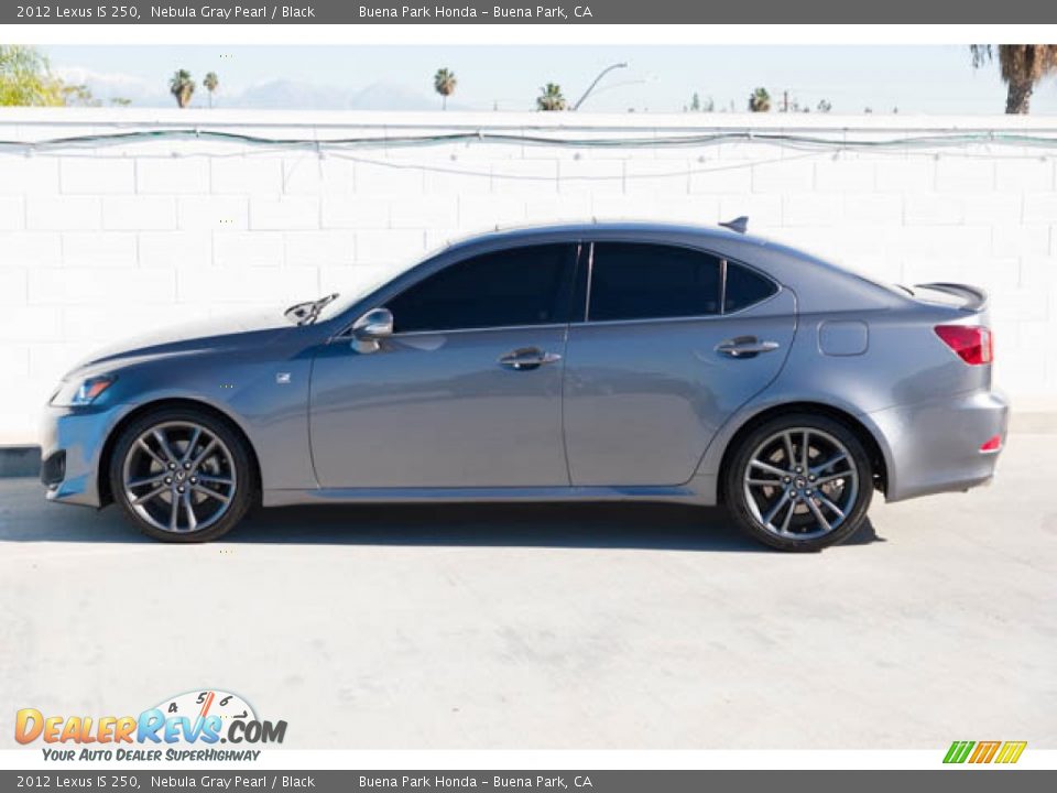 2012 Lexus IS 250 Nebula Gray Pearl / Black Photo #8