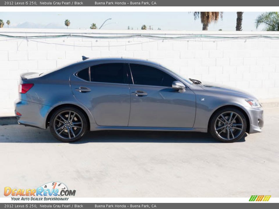 2012 Lexus IS 250 Nebula Gray Pearl / Black Photo #12