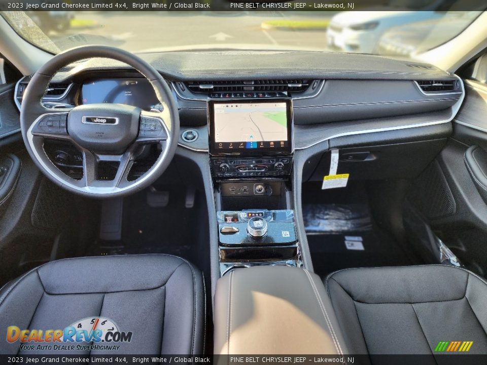 2023 Jeep Grand Cherokee Limited 4x4 Bright White / Global Black Photo #9