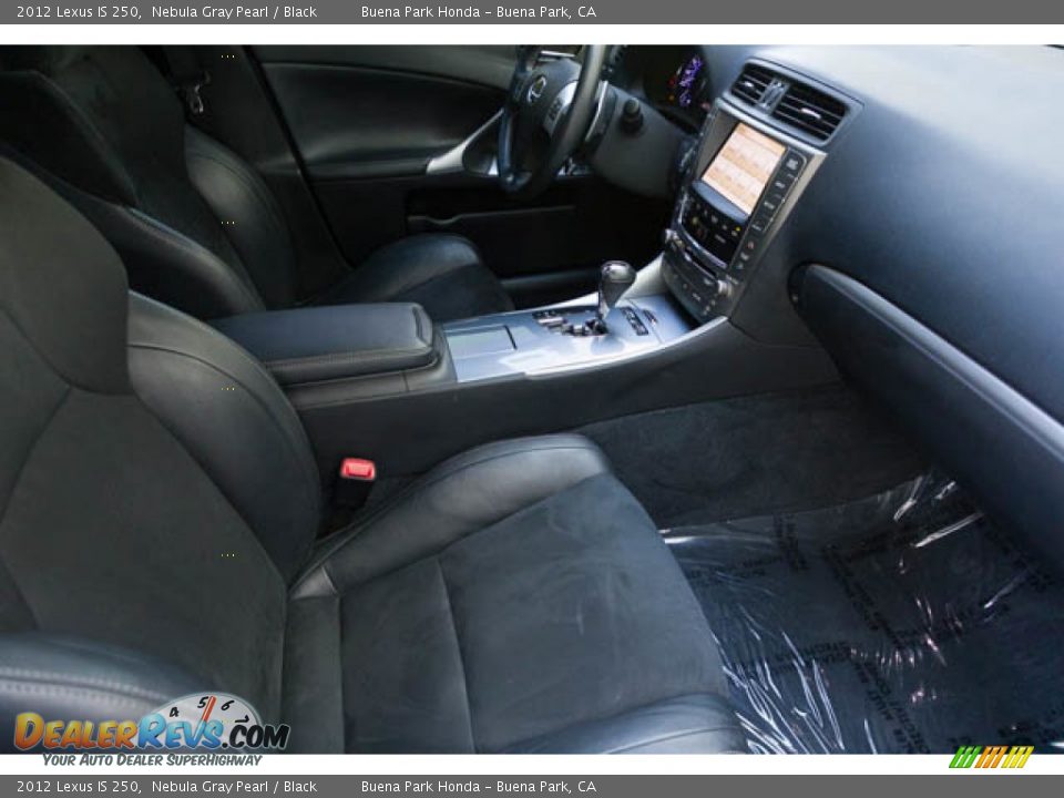 2012 Lexus IS 250 Nebula Gray Pearl / Black Photo #21