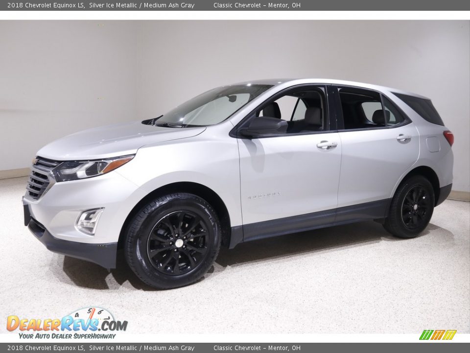 2018 Chevrolet Equinox LS Silver Ice Metallic / Medium Ash Gray Photo #3