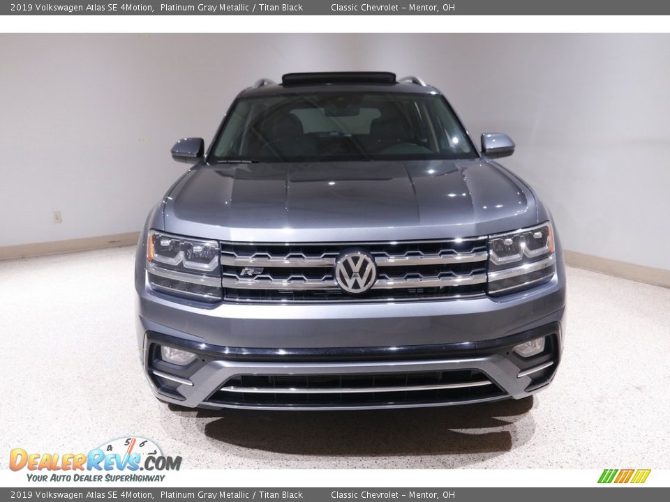 2019 Volkswagen Atlas SE 4Motion Platinum Gray Metallic / Titan Black Photo #2