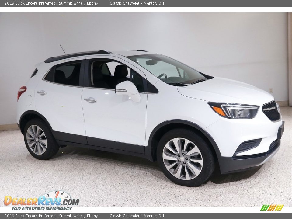 2019 Buick Encore Preferred Summit White / Ebony Photo #1