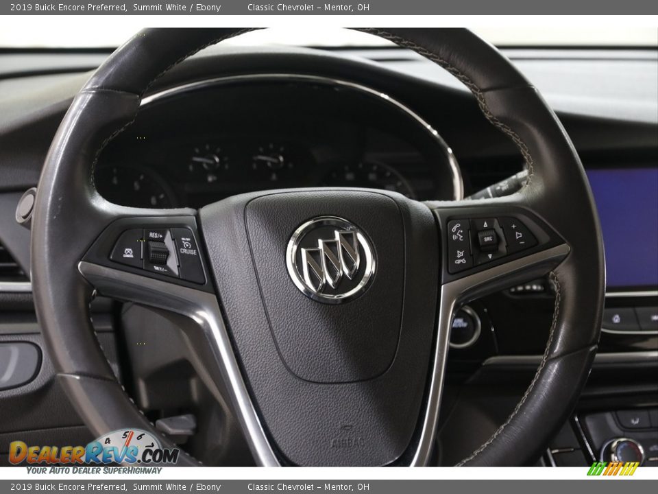 2019 Buick Encore Preferred Summit White / Ebony Photo #7