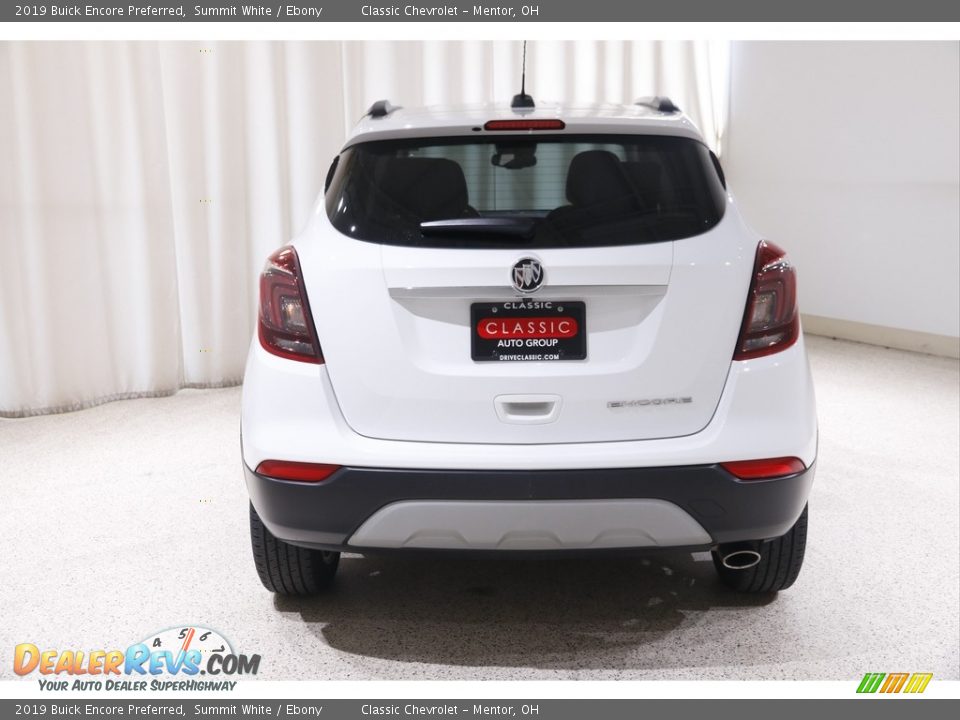 2019 Buick Encore Preferred Summit White / Ebony Photo #17