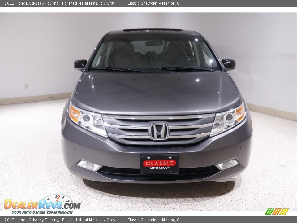 2012 Honda Odyssey Touring Polished Metal Metallic / Gray Photo #2