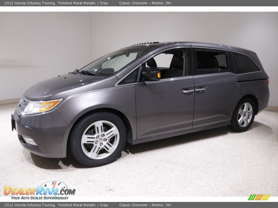 2012 Honda Odyssey Touring Polished Metal Metallic / Gray Photo #3