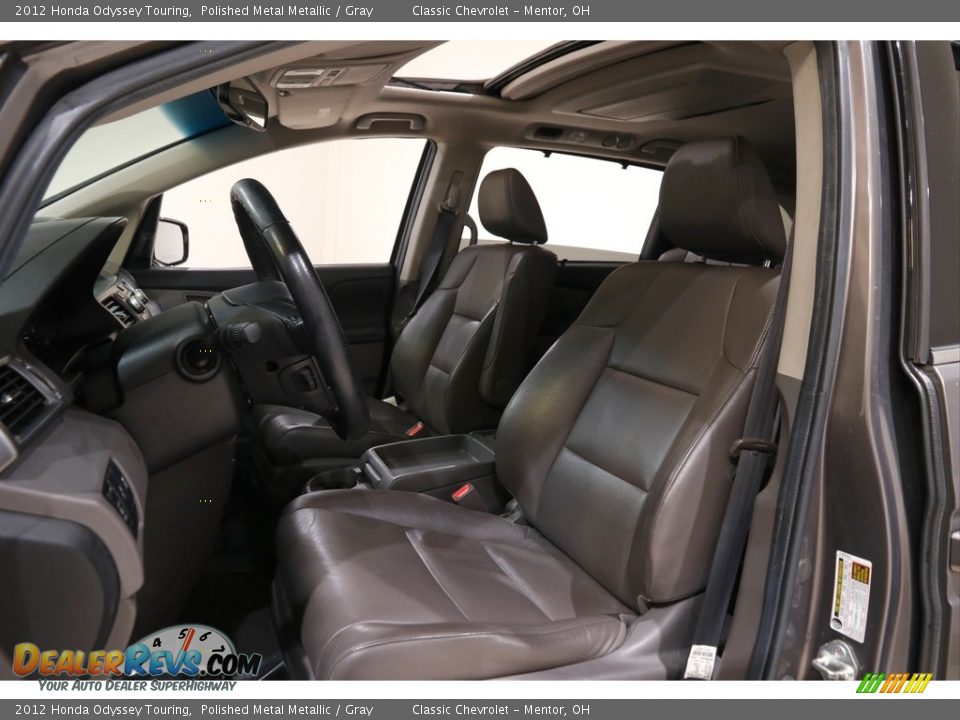 2012 Honda Odyssey Touring Polished Metal Metallic / Gray Photo #5