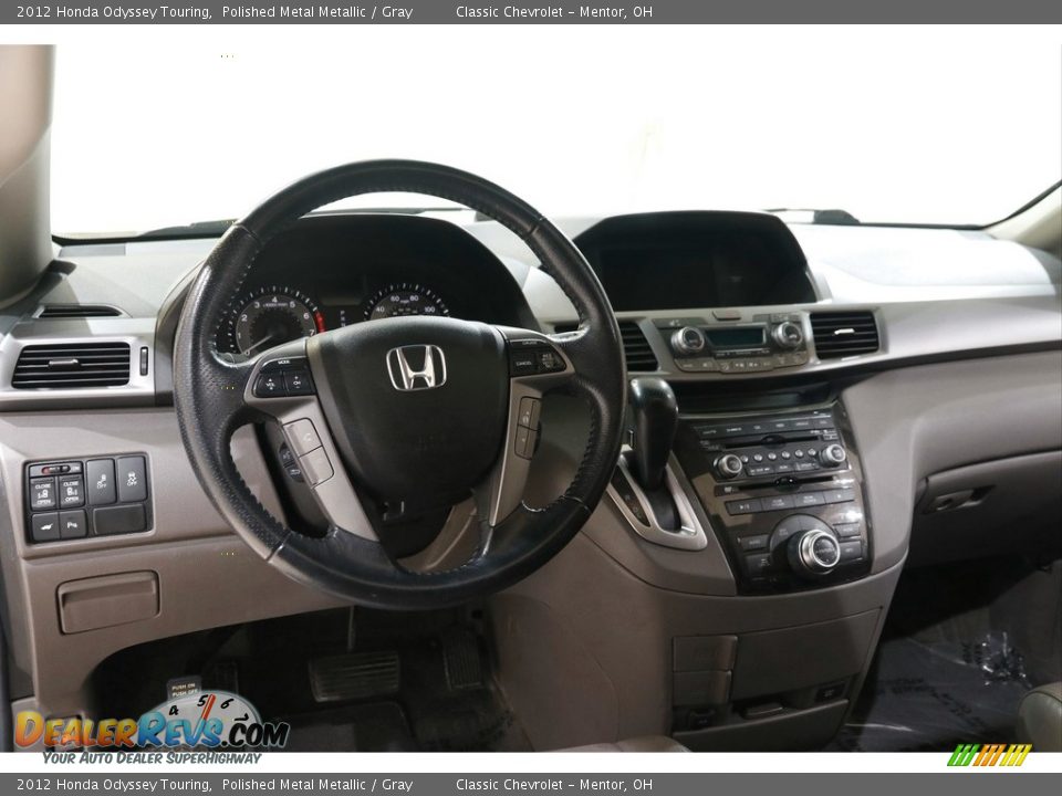 2012 Honda Odyssey Touring Polished Metal Metallic / Gray Photo #6