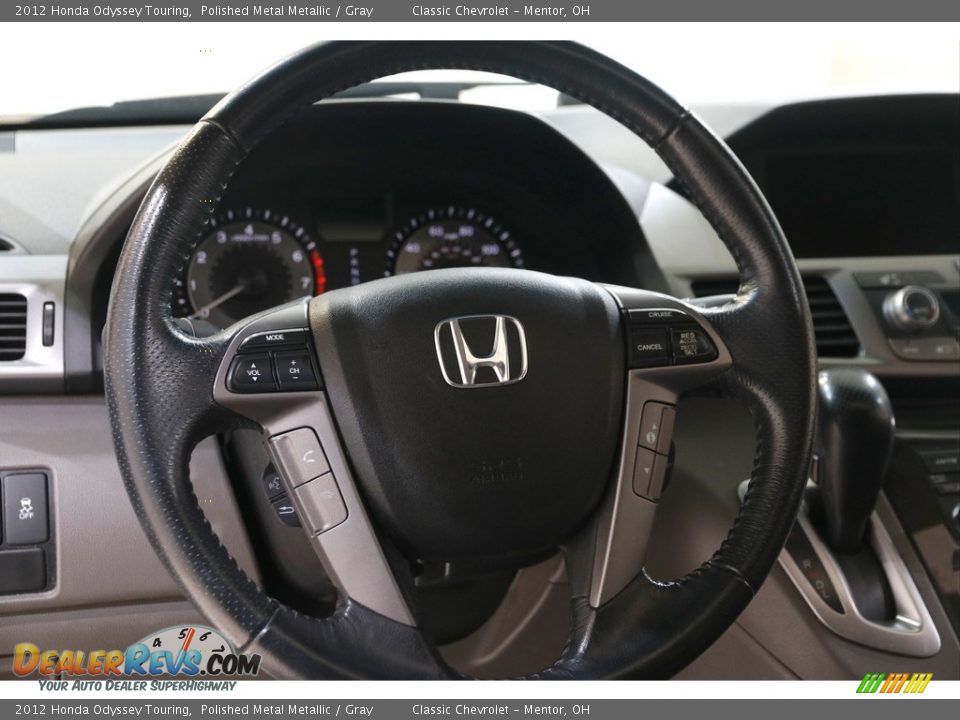 2012 Honda Odyssey Touring Polished Metal Metallic / Gray Photo #7