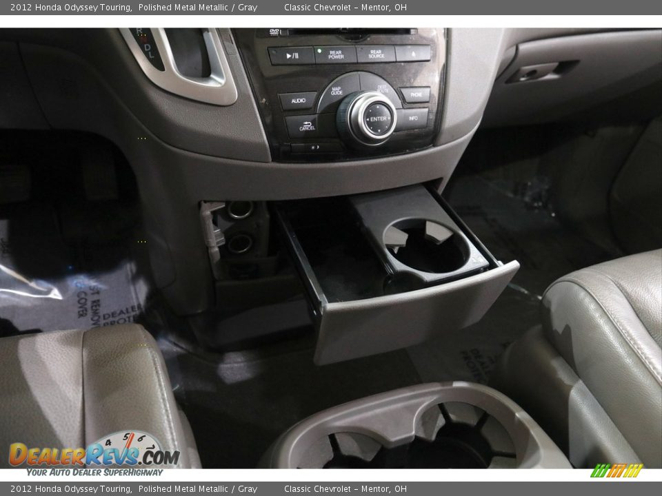 2012 Honda Odyssey Touring Polished Metal Metallic / Gray Photo #15