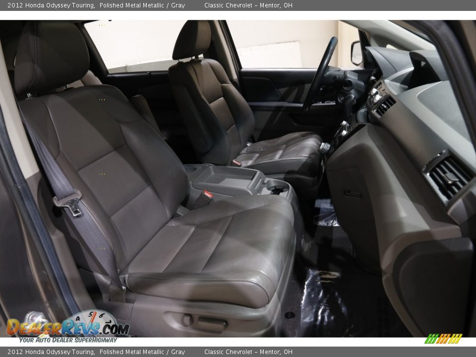 2012 Honda Odyssey Touring Polished Metal Metallic / Gray Photo #17