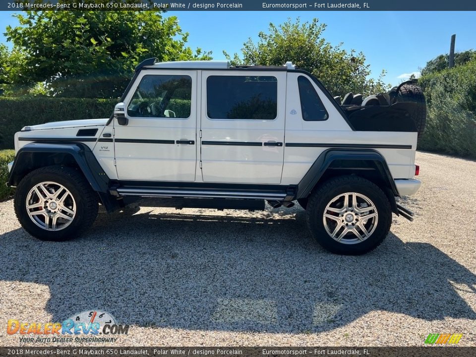 2018 Mercedes-Benz G Maybach 650 Landaulet Polar White / designo Porcelain Photo #2