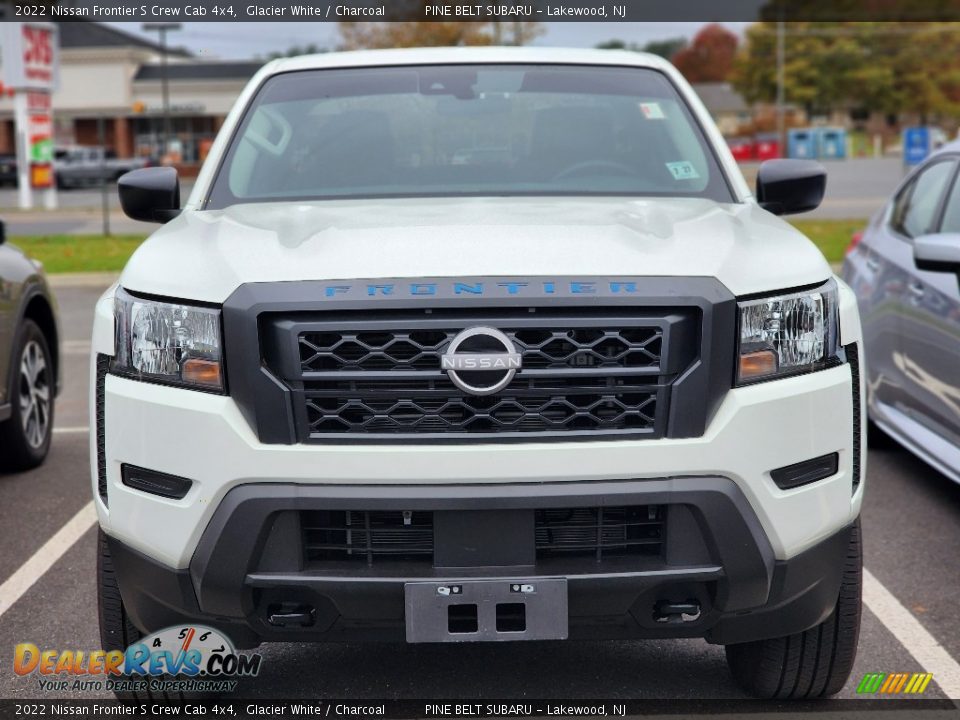 2022 Nissan Frontier S Crew Cab 4x4 Glacier White / Charcoal Photo #2