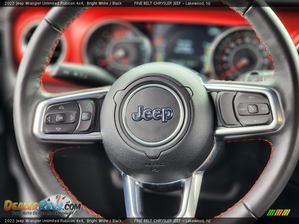 2022 Jeep Wrangler Unlimited Rubicon 4x4 Steering Wheel Photo #12