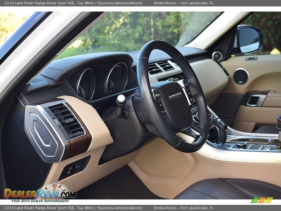 2014 Land Rover Range Rover Sport HSE Fuji White / Espresso/Almond/Almond Photo #17