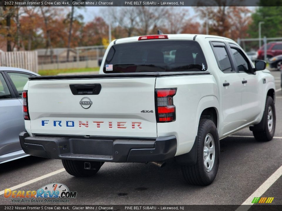 2022 Nissan Frontier S Crew Cab 4x4 Glacier White / Charcoal Photo #6