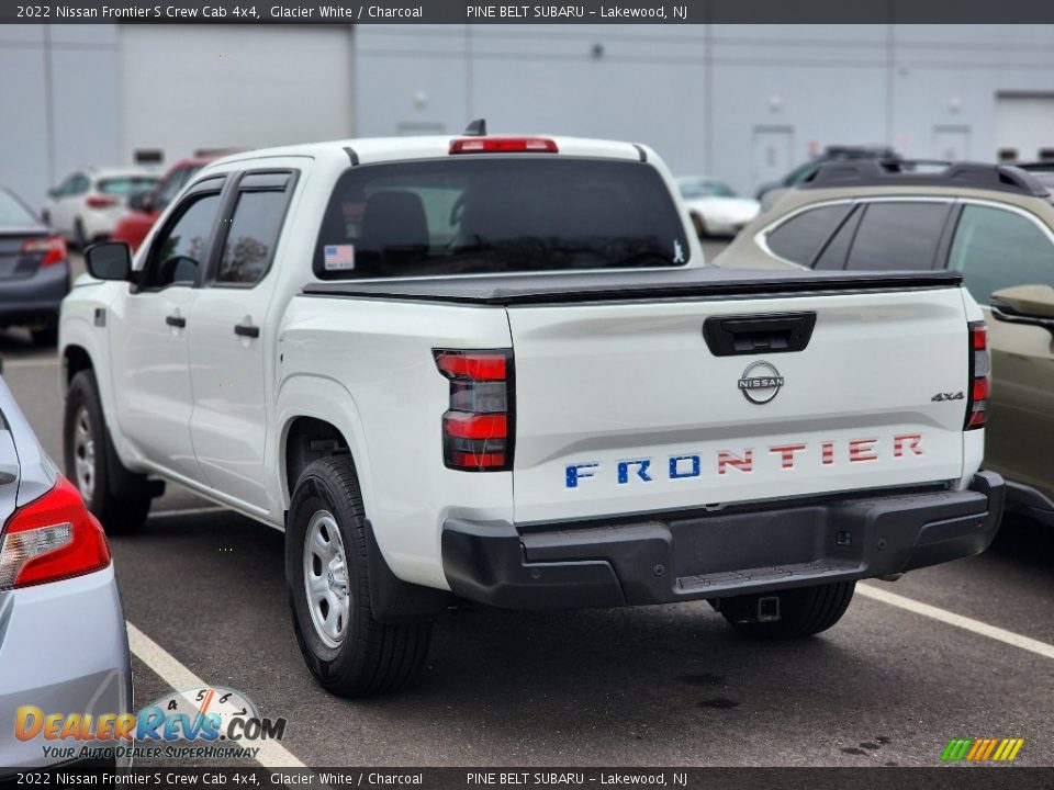 2022 Nissan Frontier S Crew Cab 4x4 Glacier White / Charcoal Photo #8