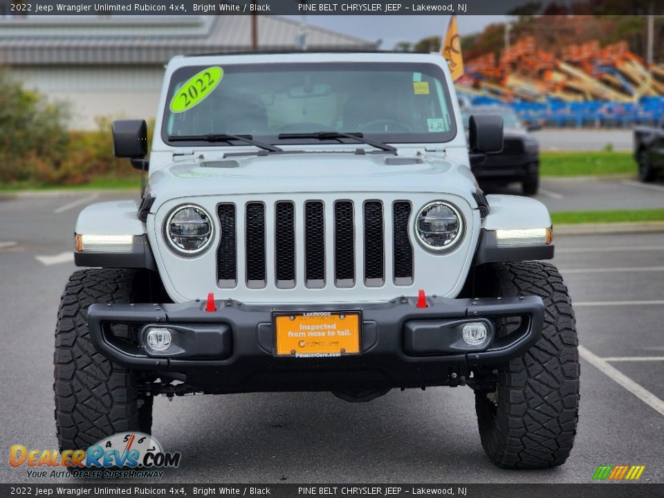 2022 Jeep Wrangler Unlimited Rubicon 4x4 Bright White / Black Photo #19