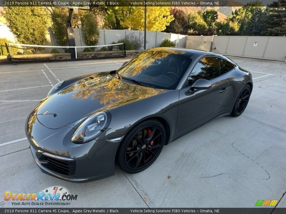 2019 Porsche 911 Carrera 4S Coupe Agate Grey Metallic / Black Photo #1