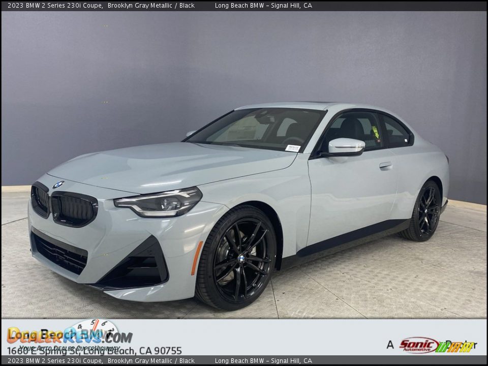 2023 BMW 2 Series 230i Coupe Brooklyn Gray Metallic / Black Photo #1