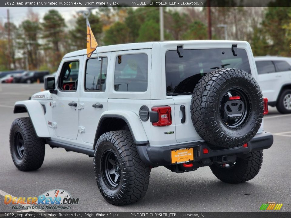 2022 Jeep Wrangler Unlimited Rubicon 4x4 Bright White / Black Photo #21