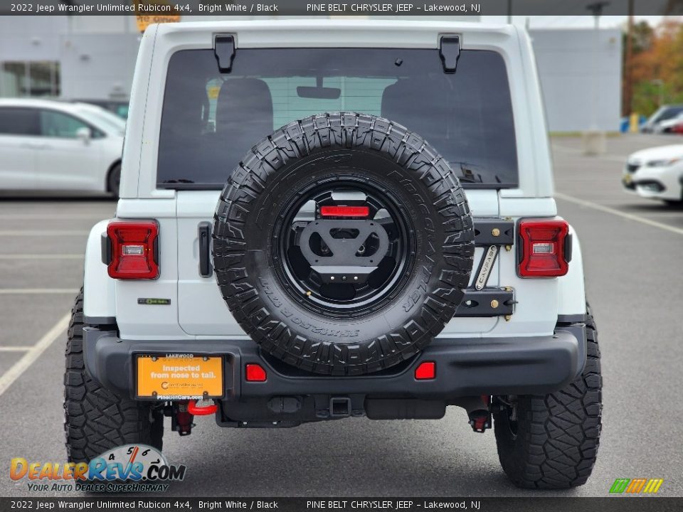 2022 Jeep Wrangler Unlimited Rubicon 4x4 Bright White / Black Photo #22