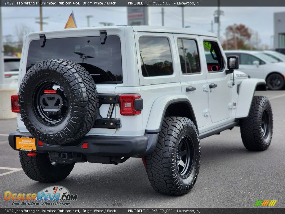 2022 Jeep Wrangler Unlimited Rubicon 4x4 Bright White / Black Photo #23