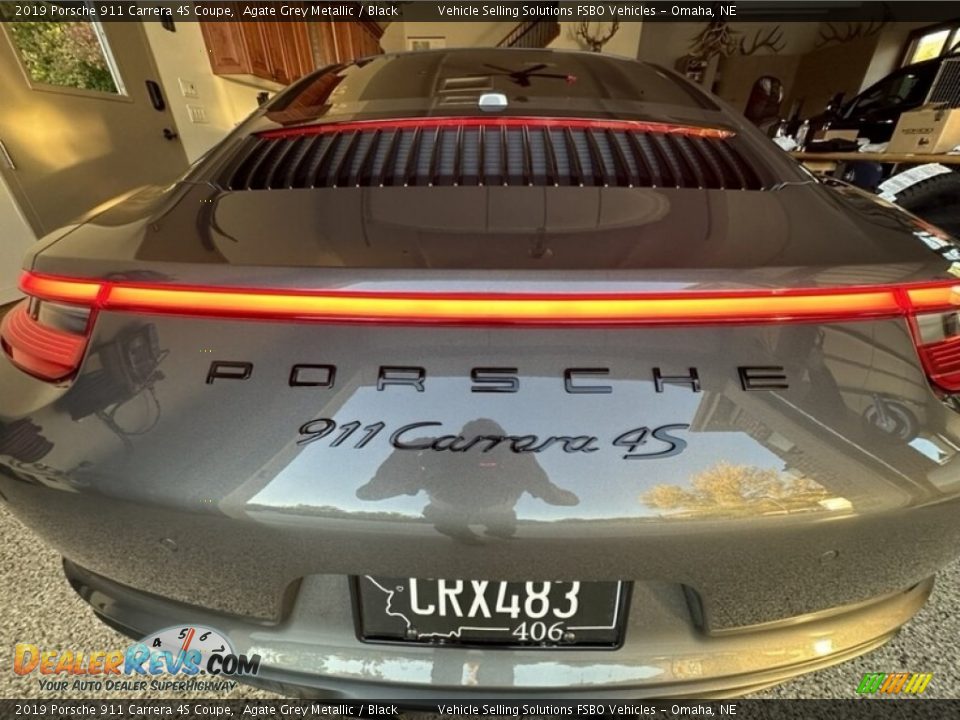 2019 Porsche 911 Carrera 4S Coupe Agate Grey Metallic / Black Photo #7