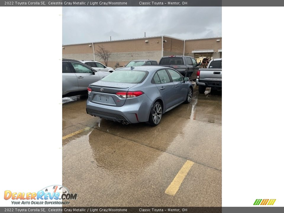2022 Toyota Corolla SE Celestite Gray Metallic / Light Gray/Moonstone Photo #2