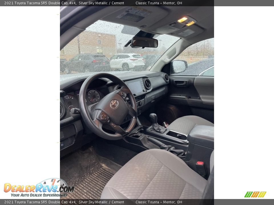 2021 Toyota Tacoma SR5 Double Cab 4x4 Silver Sky Metallic / Cement Photo #3