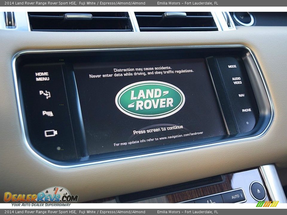 2014 Land Rover Range Rover Sport HSE Fuji White / Espresso/Almond/Almond Photo #40