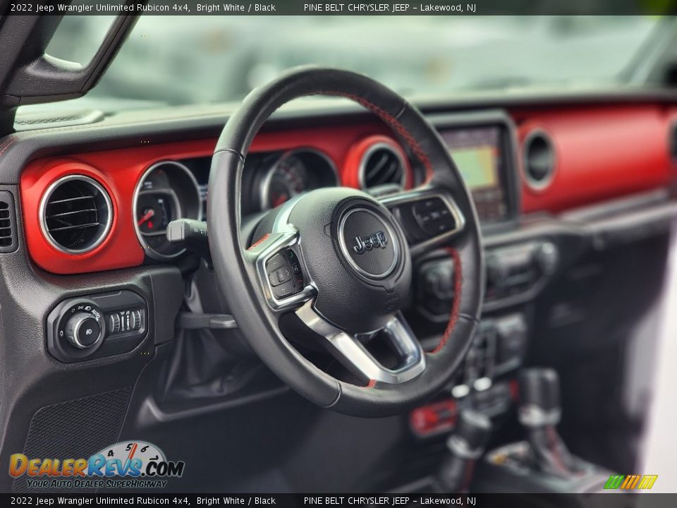 2022 Jeep Wrangler Unlimited Rubicon 4x4 Steering Wheel Photo #36