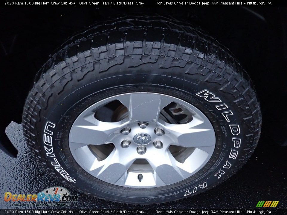 2020 Ram 1500 Big Horn Crew Cab 4x4 Olive Green Pearl / Black/Diesel Gray Photo #9