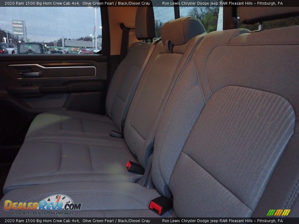 2020 Ram 1500 Big Horn Crew Cab 4x4 Olive Green Pearl / Black/Diesel Gray Photo #11