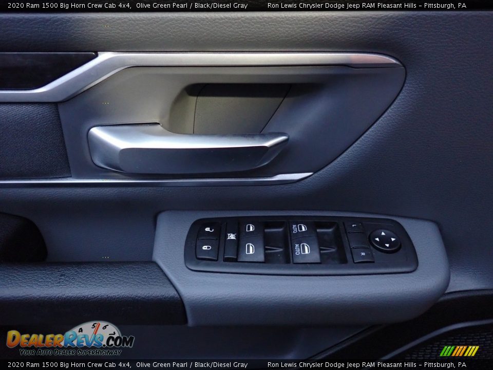 2020 Ram 1500 Big Horn Crew Cab 4x4 Olive Green Pearl / Black/Diesel Gray Photo #14