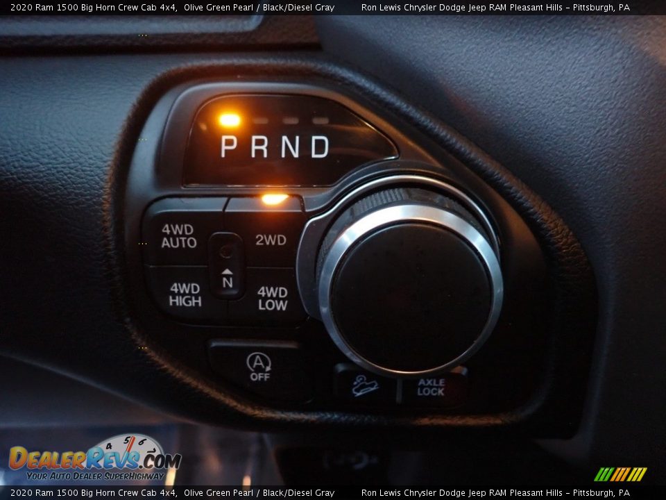 2020 Ram 1500 Big Horn Crew Cab 4x4 Olive Green Pearl / Black/Diesel Gray Photo #17