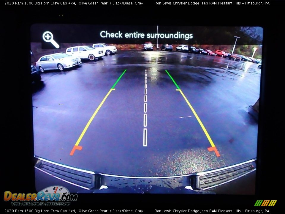 2020 Ram 1500 Big Horn Crew Cab 4x4 Olive Green Pearl / Black/Diesel Gray Photo #18