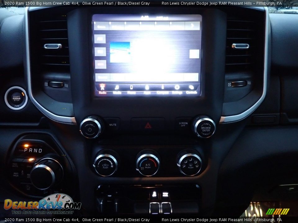 2020 Ram 1500 Big Horn Crew Cab 4x4 Olive Green Pearl / Black/Diesel Gray Photo #19