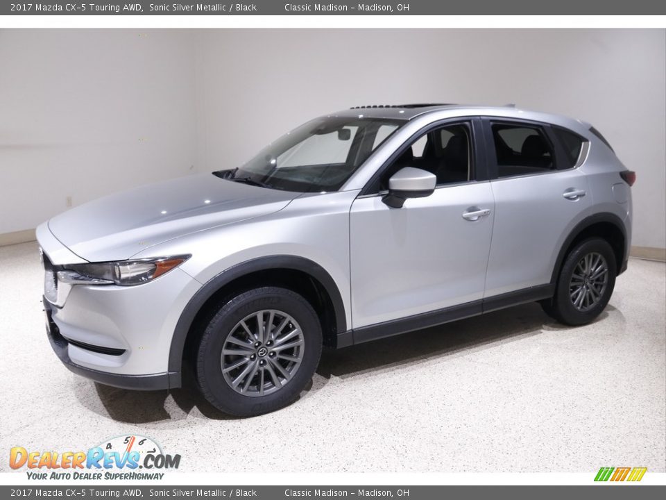 2017 Mazda CX-5 Touring AWD Sonic Silver Metallic / Black Photo #3