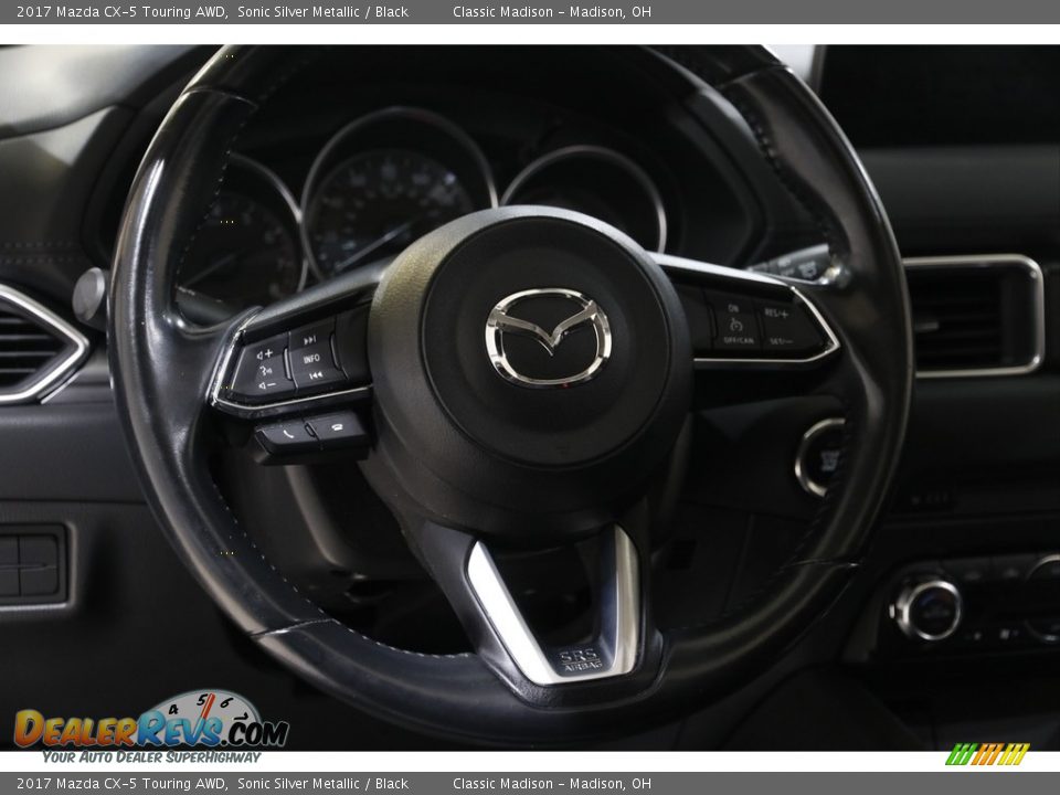 2017 Mazda CX-5 Touring AWD Sonic Silver Metallic / Black Photo #7