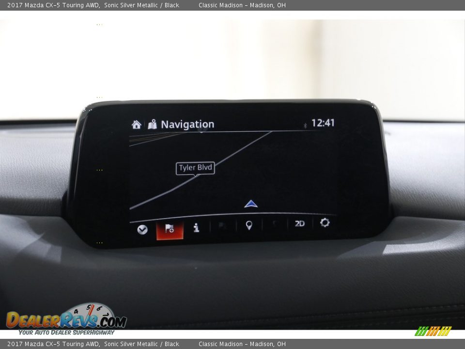 2017 Mazda CX-5 Touring AWD Sonic Silver Metallic / Black Photo #10