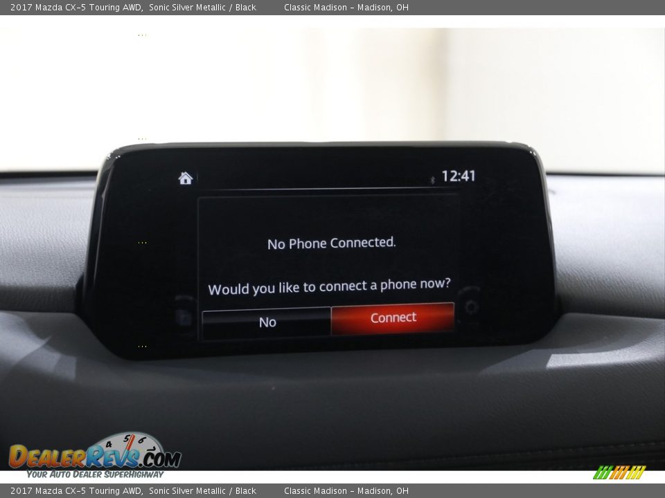 2017 Mazda CX-5 Touring AWD Sonic Silver Metallic / Black Photo #11