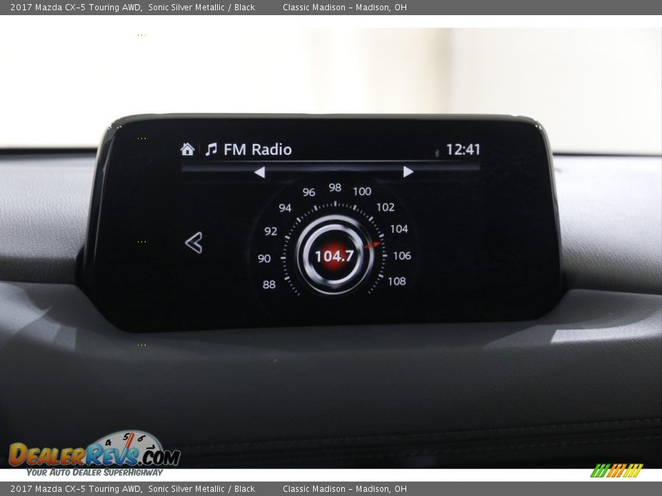 2017 Mazda CX-5 Touring AWD Sonic Silver Metallic / Black Photo #12