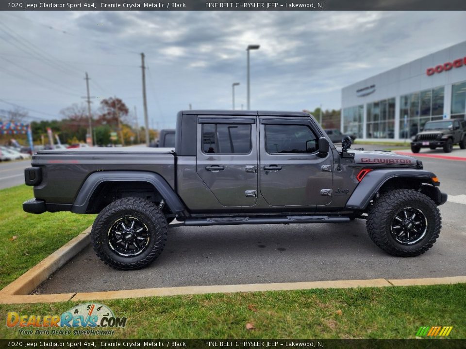 2020 Jeep Gladiator Sport 4x4 Granite Crystal Metallic / Black Photo #8