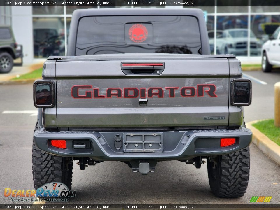 2020 Jeep Gladiator Sport 4x4 Granite Crystal Metallic / Black Photo #10