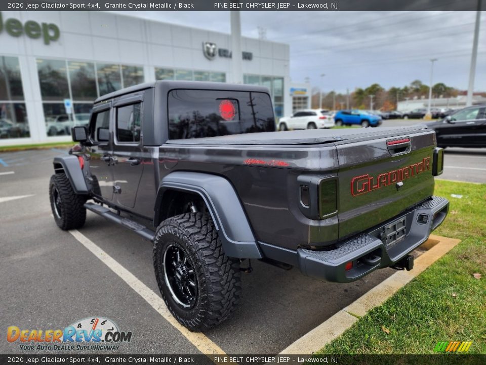 2020 Jeep Gladiator Sport 4x4 Granite Crystal Metallic / Black Photo #11