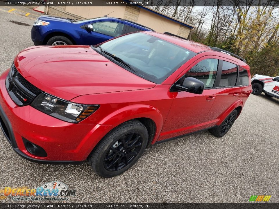 2018 Dodge Journey GT AWD Redline / Black/Red Photo #25