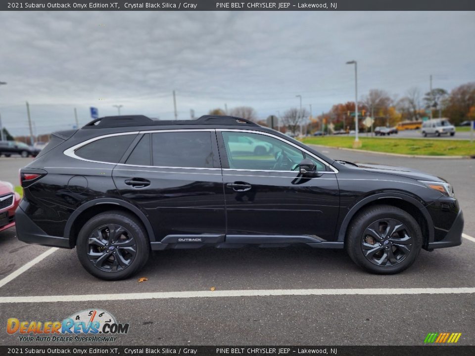 2021 Subaru Outback Onyx Edition XT Crystal Black Silica / Gray Photo #6