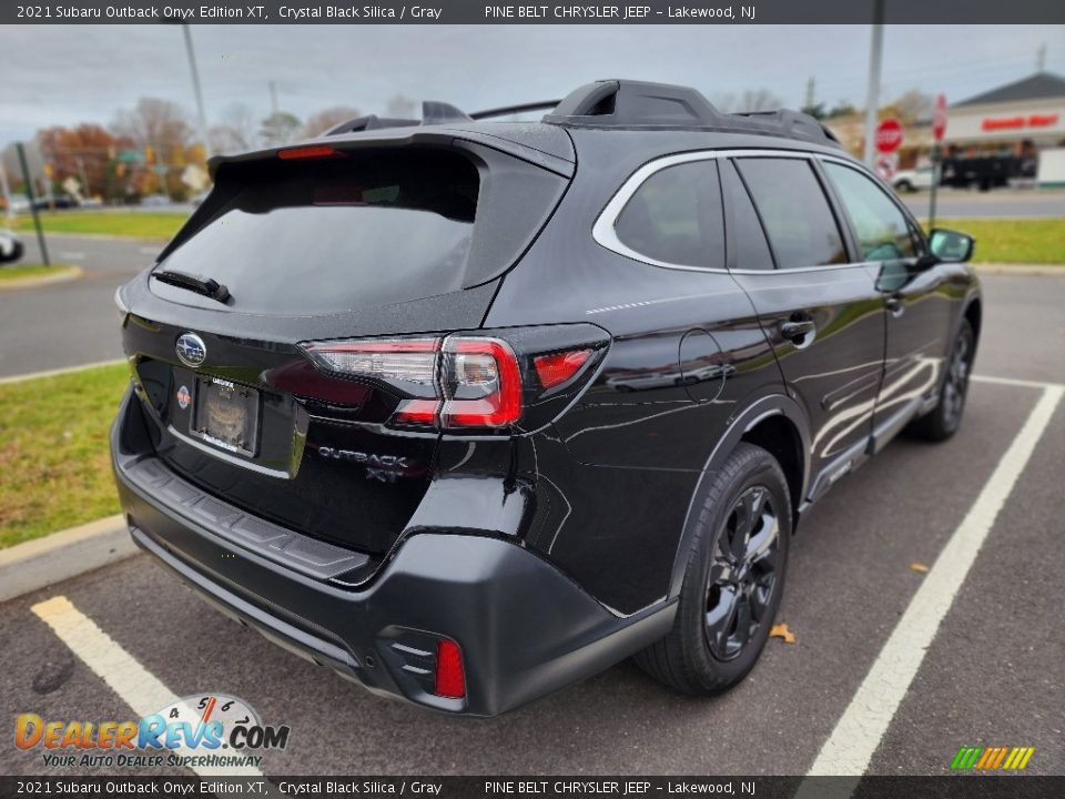 2021 Subaru Outback Onyx Edition XT Crystal Black Silica / Gray Photo #8